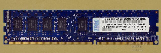 Оперативная память IBM 43X5291 2Rx8 2GB PC3-10600R-999 DDR3 ECC DIMM