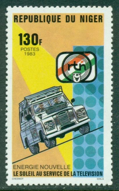 Niger Нигер 1983 почта автомобили транспорт солнечная энергия экономика (2-2) **