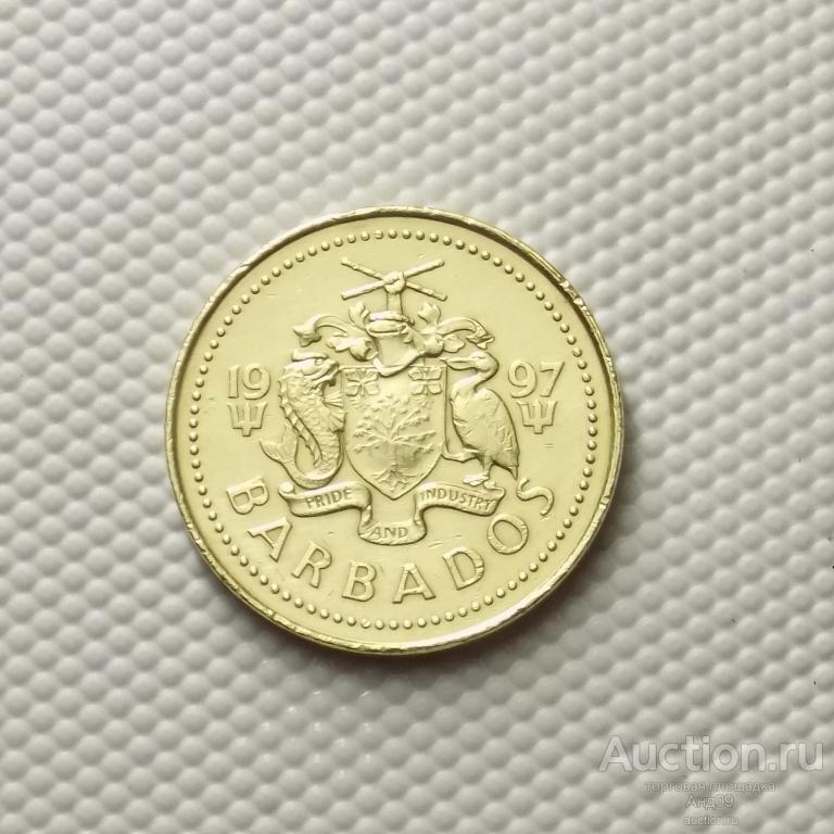 Барбадос 5 центов 1997 года (376у)