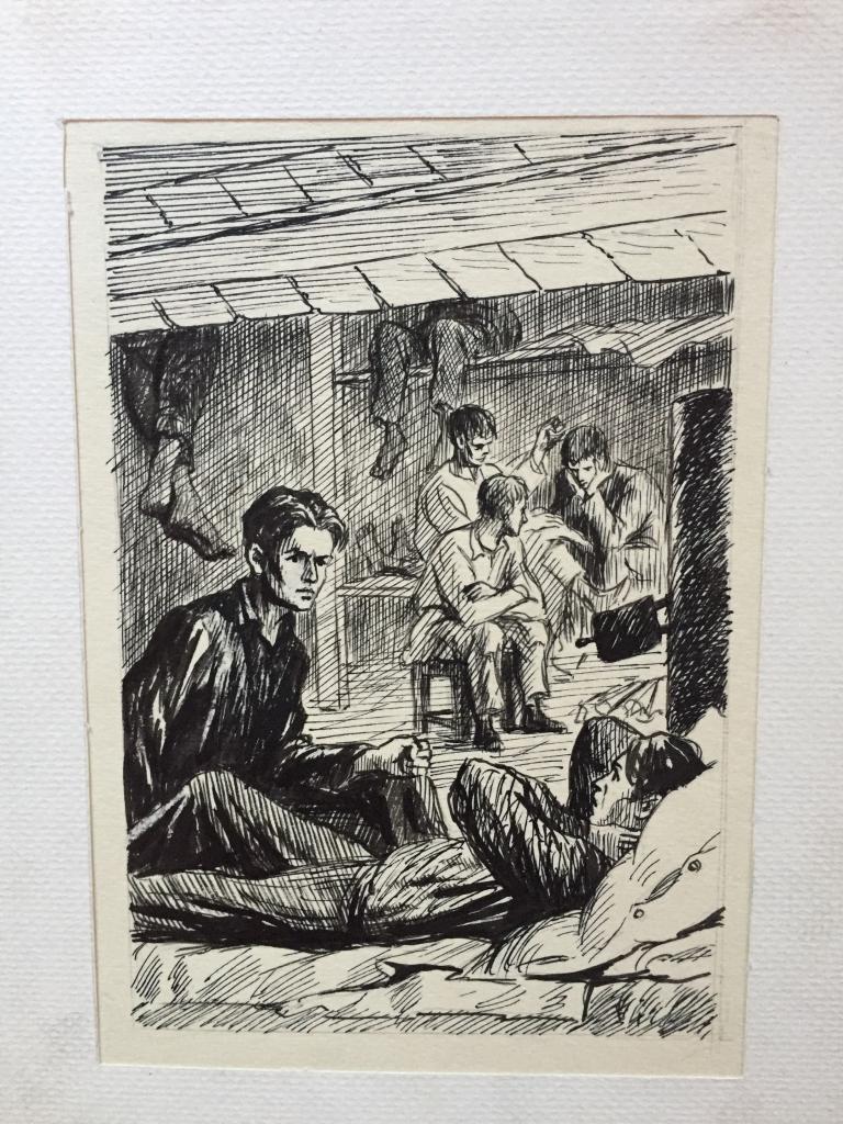 Ройтер Л.Г. (1910-1994)  Рисунок 5 к книге С.Шляху "Товарищ Ваня"