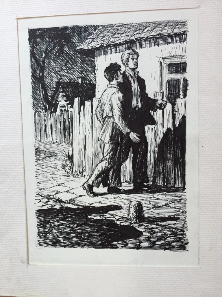 Ройтер Л.Г. (1910-1994)  Рисунок 6 к книге С.Шляху "Товарищ Ваня"