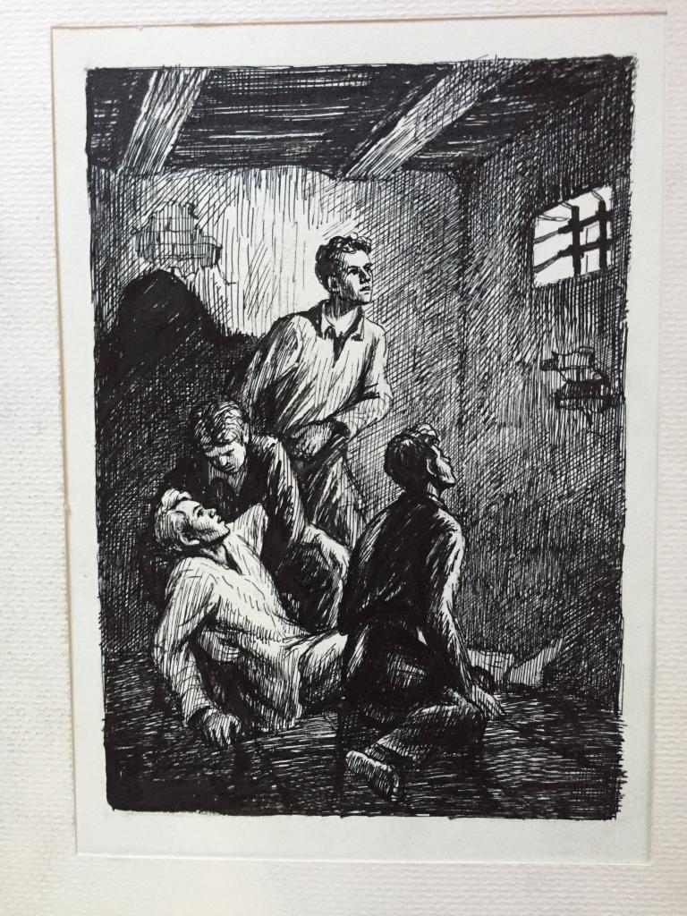 Ройтер Л.Г. (1910-1994)  Рисунок 11 к книге С.Шляху "Товарищ Ваня"