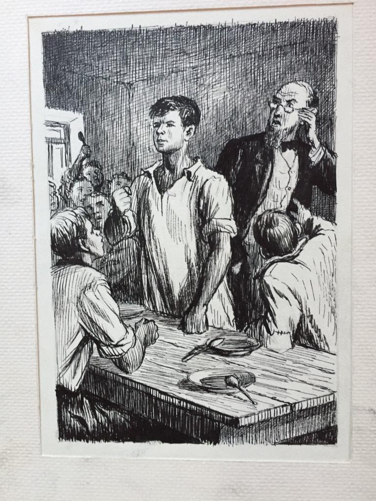 Ройтер Л.Г. (1910-1994)  Рисунок 7 к книге С.Шляху "Товарищ Ваня"