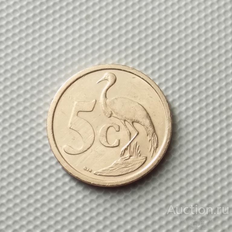 ЮАР 5 центов 2005 года (660у)