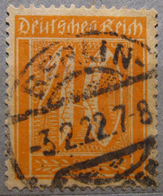 Германия 1921 г. Wz. 1 Rauten. Mi: 163