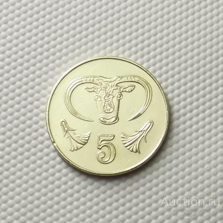 Кипр 5 центов 2004 года (783у)