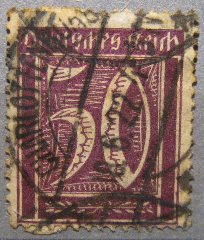 Германия 1921 г. Wz. 1 Rauten. Mi: 164