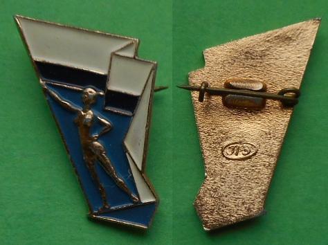 Гимнастика флаг неизвестного ДСО Al, ЛЭ, Ленэмальер, Ленинград