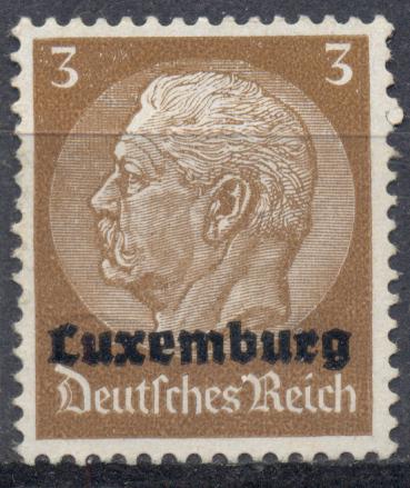 Люксембург 1941-44 г. (оккупация Германией) стандарт негаш*