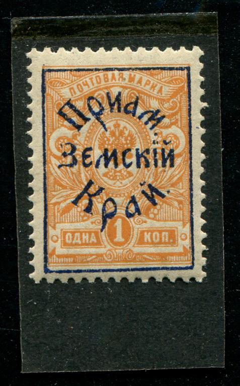 1922 Приамурский Земский край 1 копейка 7 Гражданская война генерал Дитерикс