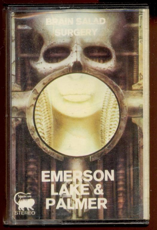 EMERSON LAKE & PALMER ‎– Brain Salad Surgery 1973 made in SPAIN фирм. кассета RARE!