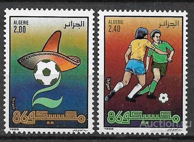 Алжир. Футбол, Мексика  Ми 911-12 **