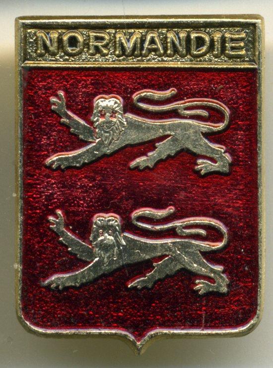 Франция - NORMANDIE (родник)(Гербы Франции)(география)(НЗ-3)