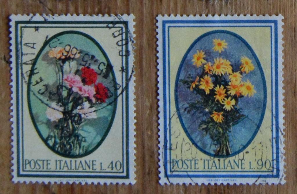 Италия 1966 г. Цветы Флора СТО