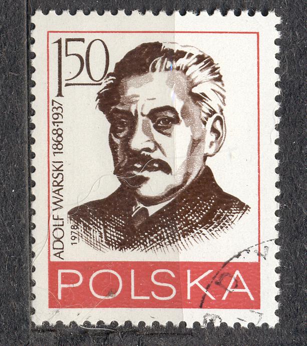 Польша 1978 г. Адольф Варский гашеная