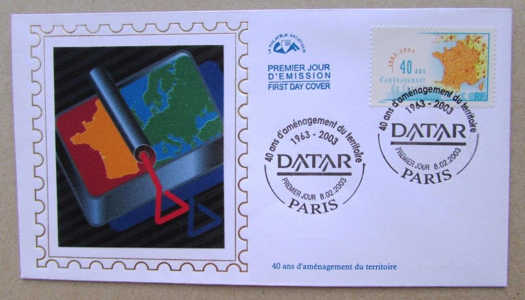 40 лет развития землепользования Франция 2003