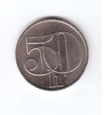 ЧЕХОСЛОВАКИЯ.50 ГЕЛЛЕРОВ. 1991 
