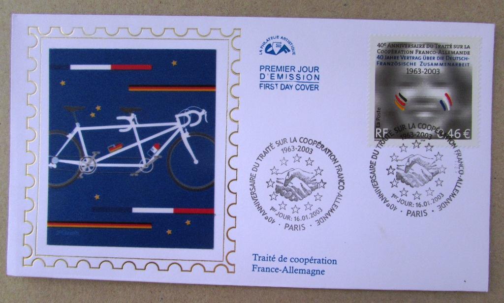 40 лет Франко-Германскому сотрудничеству Франция 2003 КПД
