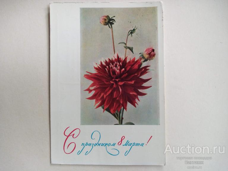 Открытка 8 МАРТА фото Матанов 1967