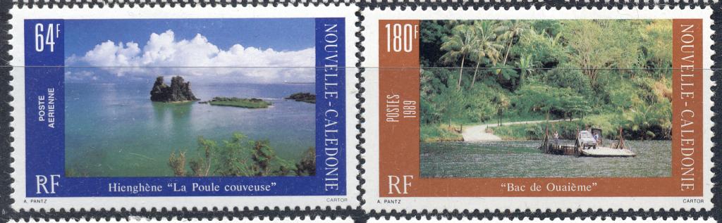 Новая Каледония 1989 г. серия  АВИА  № 856-57 негашеная*  КЦ 7,5 ЕВРО (**)