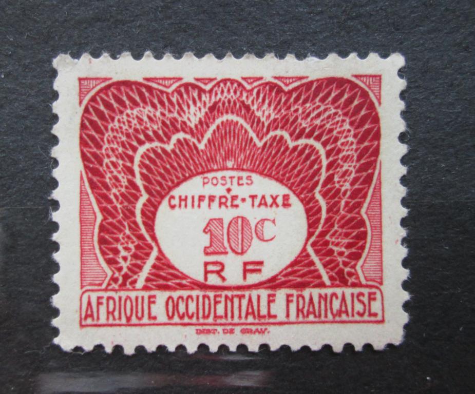 Марка Французская Западная Африка 1947 год