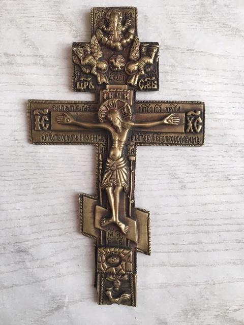 Крест-распятие с петухом, редкость