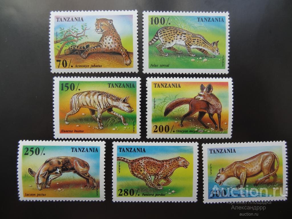 Танзания 1995 фауна MNH Mi-6e