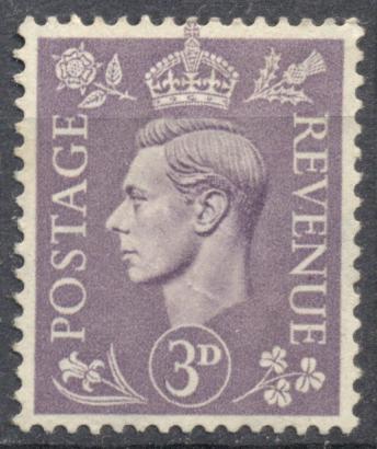 Великобритания 1937 г. г. стандарт  негашеная *
