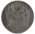 1 талер 1791 год. Фридрих Вильгельм II. Пруссия. Серебро.