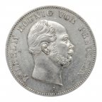 1 талер 1862 год. А. Германия. серебро 900. 18.4 грамма.