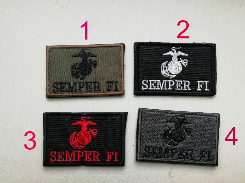 Шеврон США SEMPER FI  (липучка )