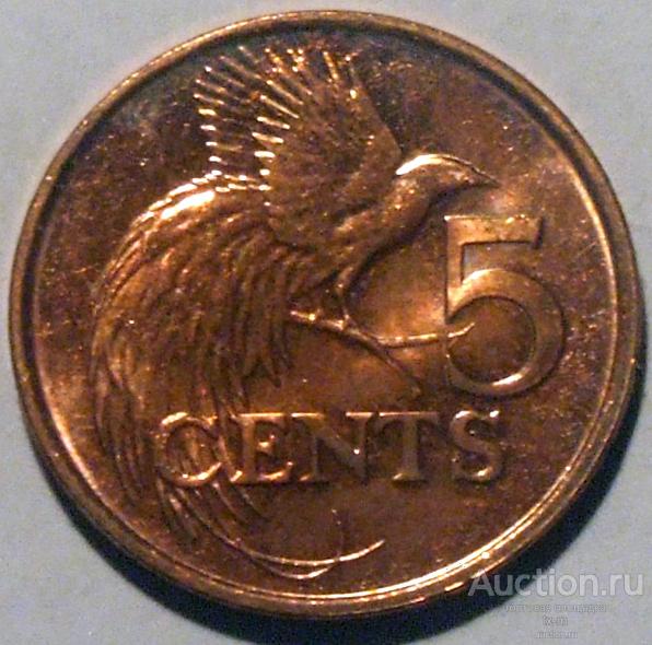 Тринидад и Тобаго 2003 г. 5 центов штемпельный блеск