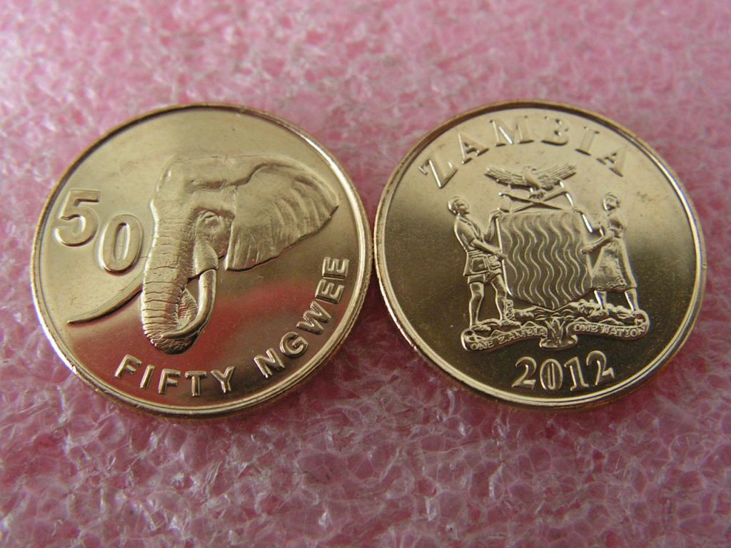Замбия 50 нгвее 2012 unc