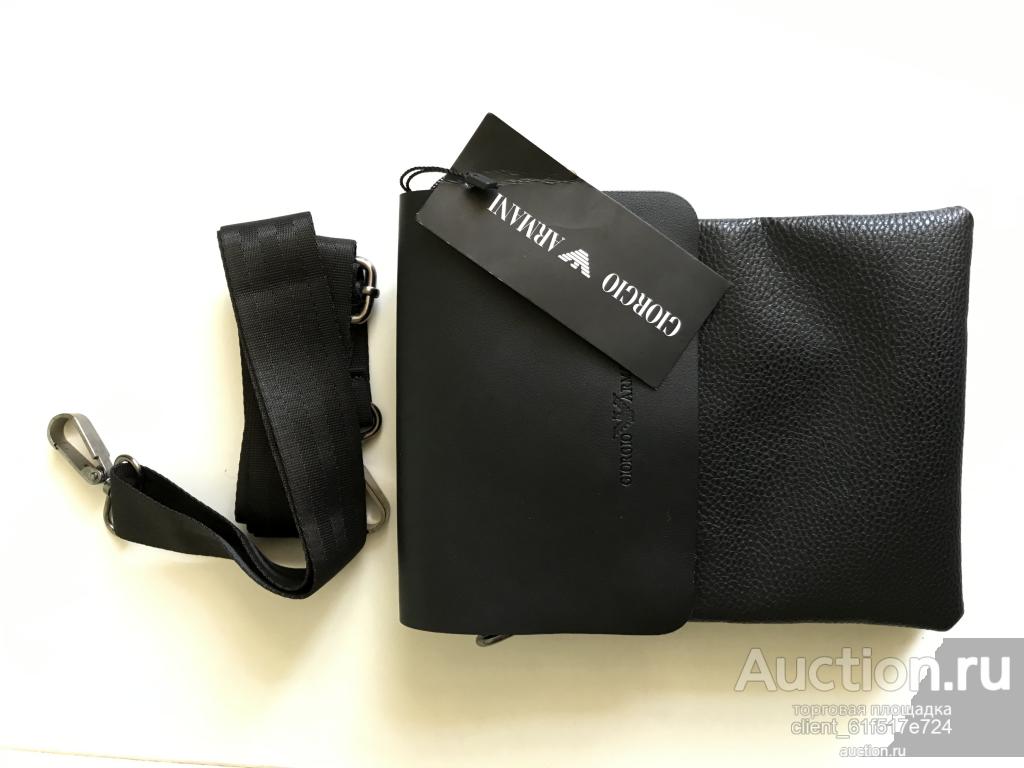 Сумка кожаная, мужская Giorgio Armani