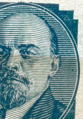 СССР 1929 СК 244 ** стандарт 12:12,5 Ленин  разбит овал и штриховка
