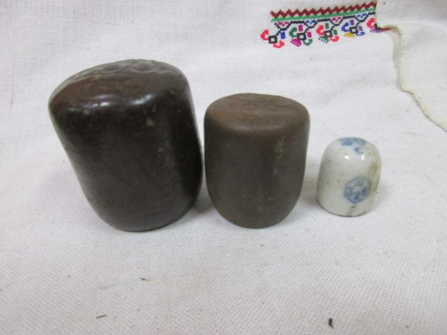 клеймо керамика ссср. ралле и ко торговая марка. гиря 200 грамм гмз. сарай гире. фарфоровая гиря.