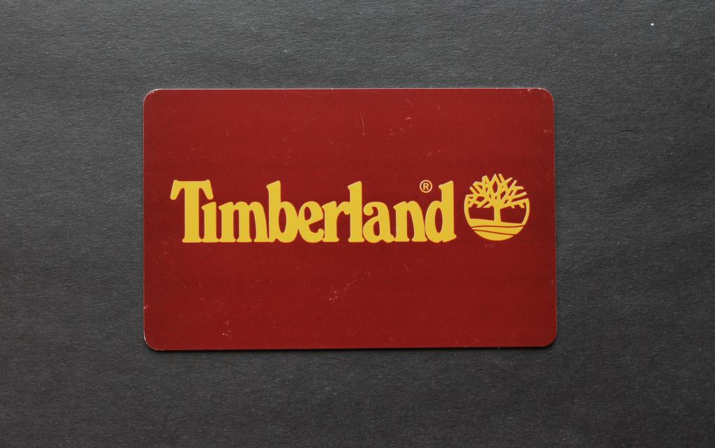 Карта пластиковая. Дисконтная. Скидочная. Магазин Timberland. Тимберленд. #3959.