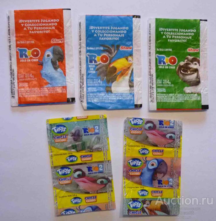 НАБОР ОБЁРТОК  " РИО "  ЮЖНАЯ АМЕРИКА  5 ШТ