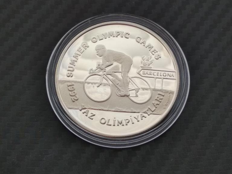 Турция 20000 лир 1990 г. Велосипед. Велоспорт.