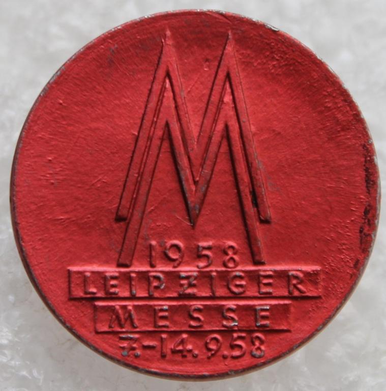 Лейпцигская ярмарка  1958г. Лейпциг ГДР Германия Выставка Торговля.