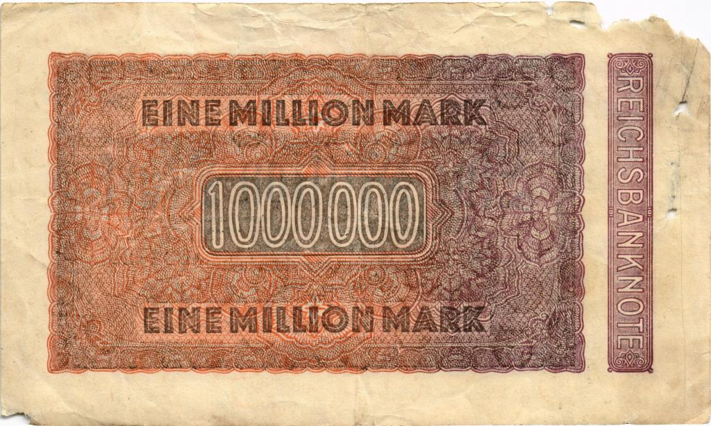 Марки 1000000. Reichsbanknote 1922 год. Марка Германия надпечатка 5 миллионов. Банкноты ФРГ 1991. Банкноты ФРГ до 1990.