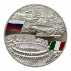 25 рублей 2013 год. Казань-Верона. Серебро! 925 проба, 155.5 гр.!