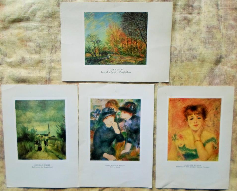 Репродукции картин на открытках СССР-одним лотом