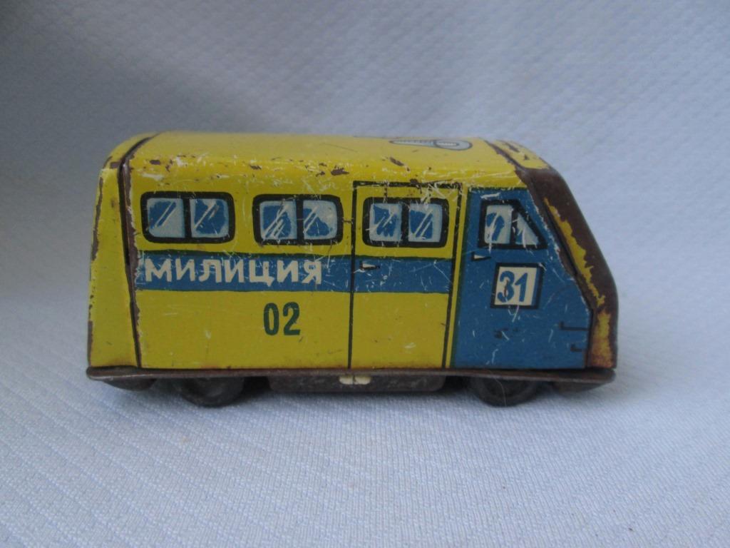 Игрушки СССР машинка милиция