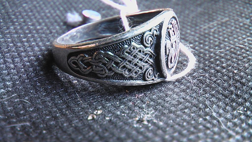 Перстень мужской охранный Процветший крест новый. серебро .