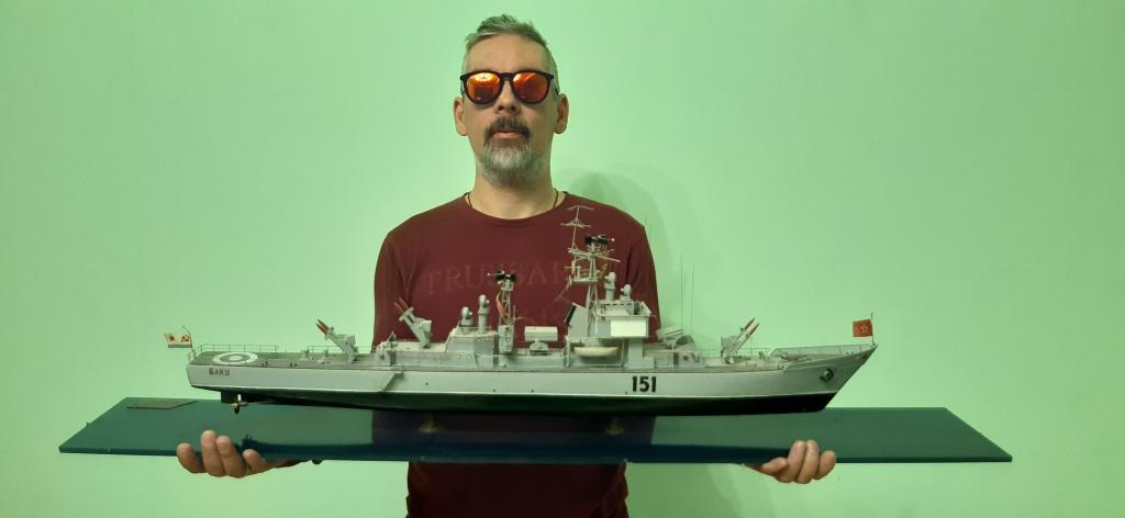 Модель эсминца 1:72 СССР 1970 годы