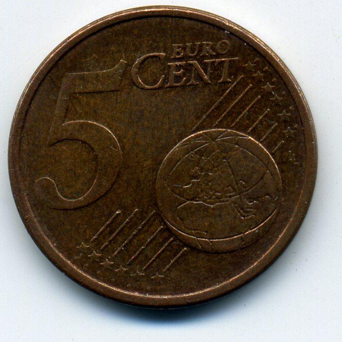 5 евроцентов - Германия - 2002 D