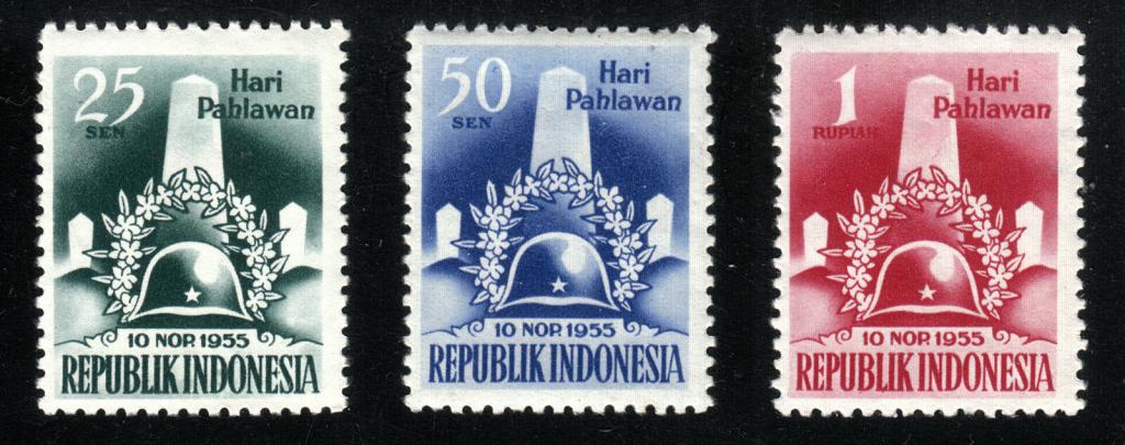 Индонезия,1955,Ми-155-7**Памятник павшим за независимость