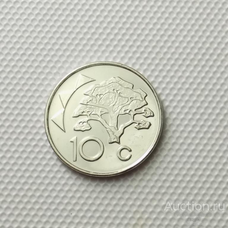 Намибия 10 центов 2012 года (6107э)