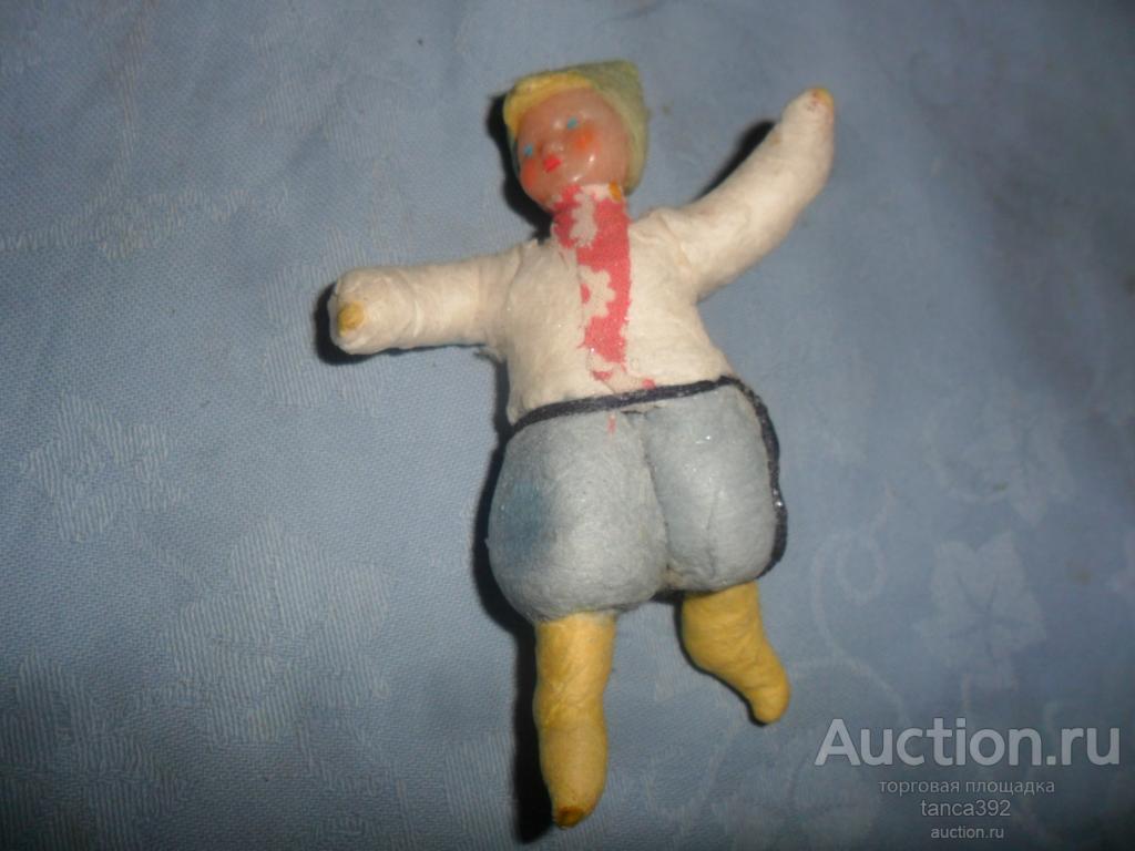 Ёлочная игрушка,  ватный танцор,казак